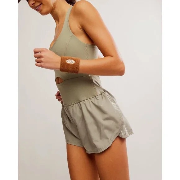 Free People Righteous Runsie in Sage Stone - Picture 4 of 7